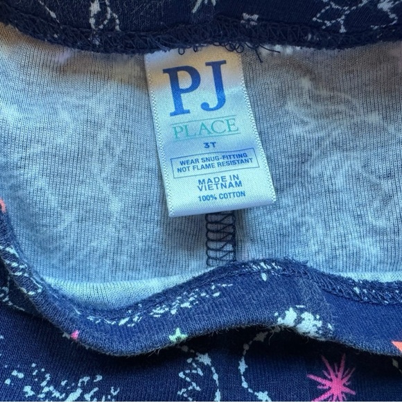 Girls’ 3T Pajama Set Bundle – 4 Sets (Afro Unicorn, Minnie Mouse, PJ Place) - Picture 10 of 11